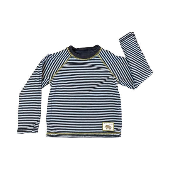 Janie and Jack Glacial Frost Reversible Long-Sleeve Tee Shirt 4T - Picture 4 of 7